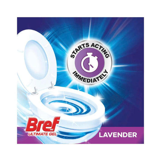 Bref Ultimate Gel Anti- Stain Toilet eaner Lavender - 600mL