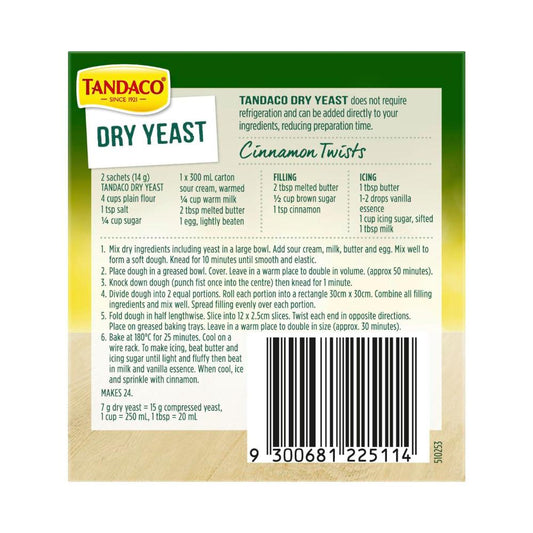 Tandaco Yeast - 84g