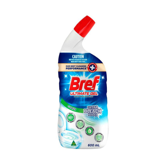 Bref Ultimate Gel Ultra Bleach Toilet Cleaner Citrus - 600mL