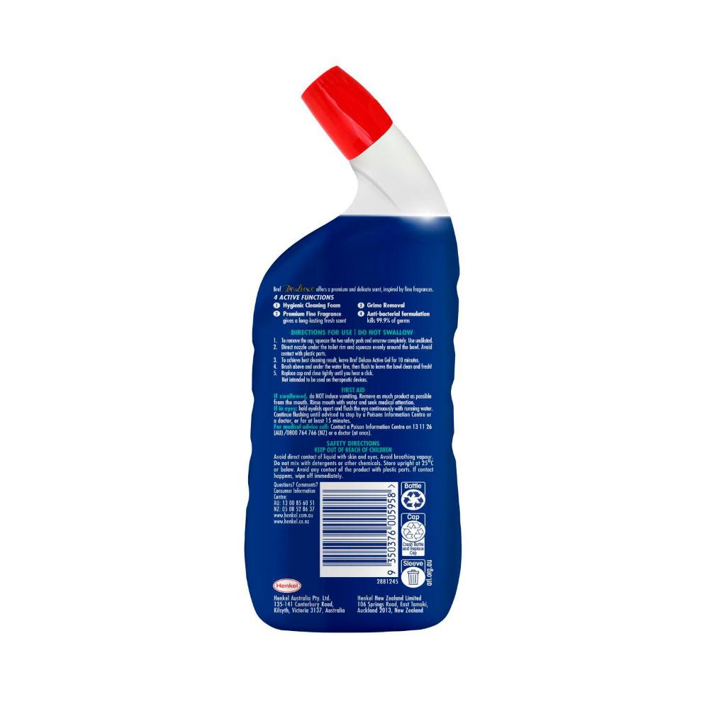 Bref Deluxe Toilet eaner Gel Lovely Jasmine - 600mL