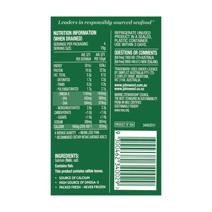 John West Wild Alaskan Red Salmon - 415g