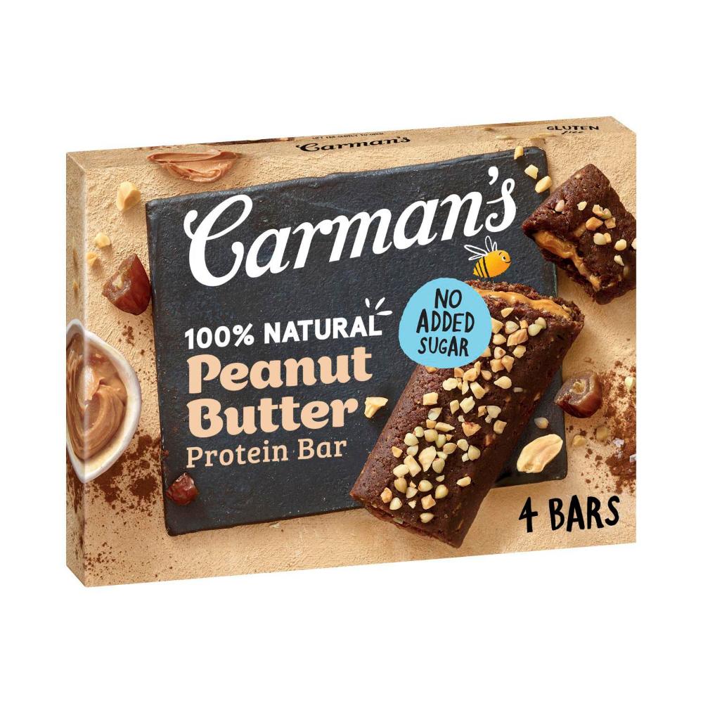 Carman's Protein Nut Butter Peanut Butter 180g - 4 Pack