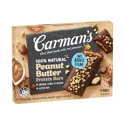 Carman's Protein Nut Butter Peanut Butter 180g - 4 Pack