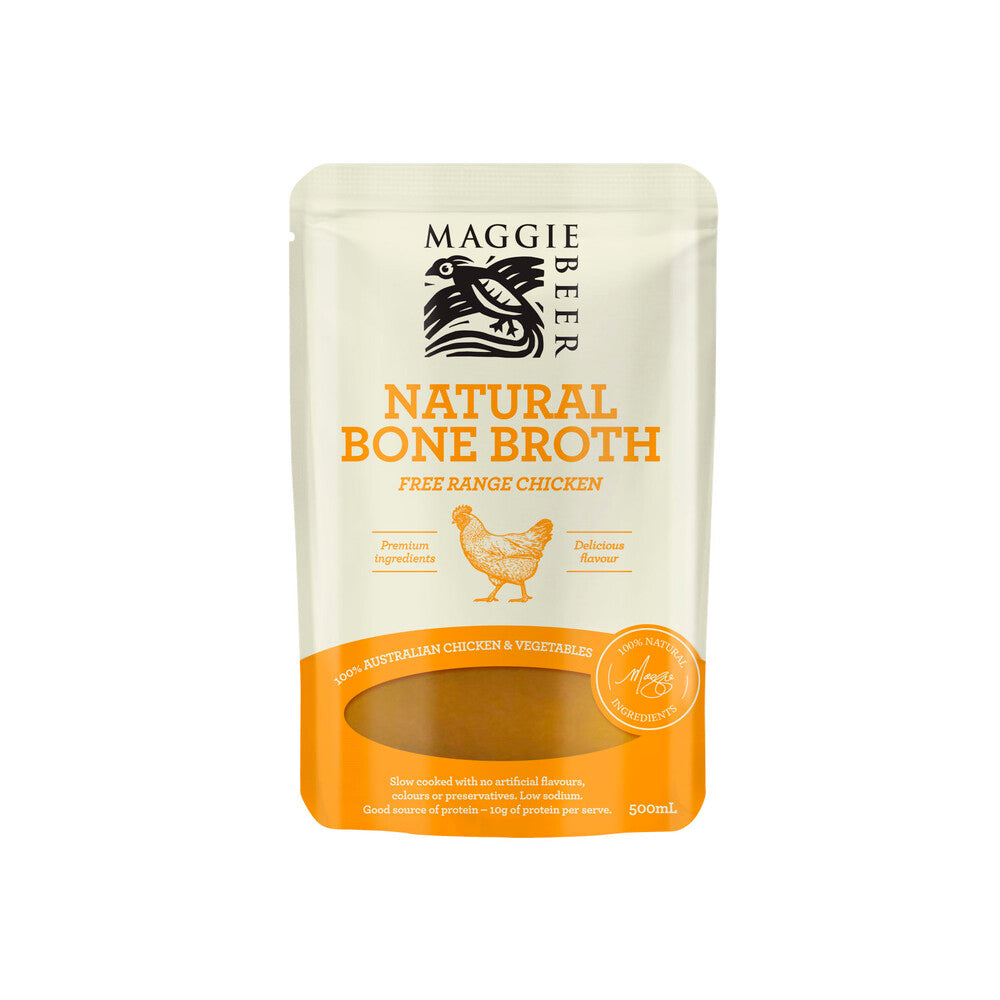 Maggie Beer Natural Chicken Free Range Broth - 500mL