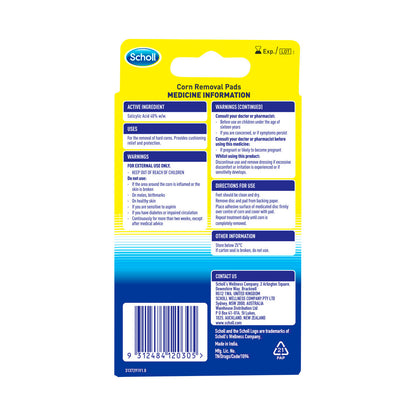 Scholl Corn Removal Pads - 9 pack
