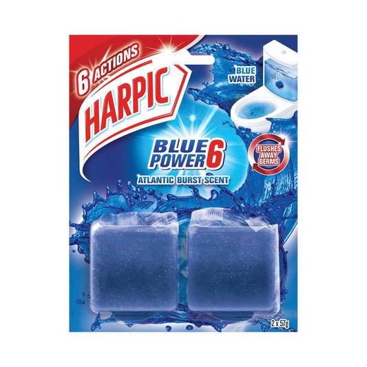 Harpic Foaming Blue Block Toilet eaner 2 Pack - 114g