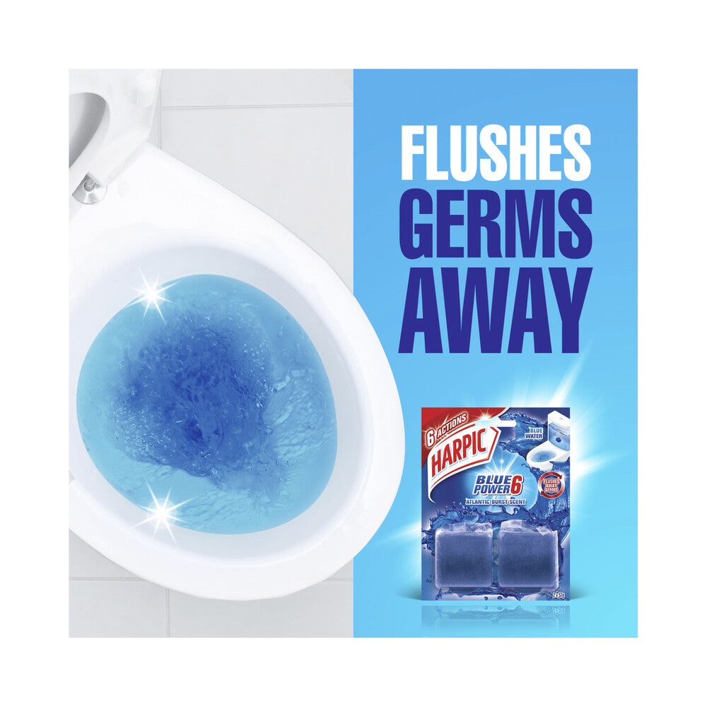 Harpic Foaming Blue Block Toilet eaner 2 Pack - 114g