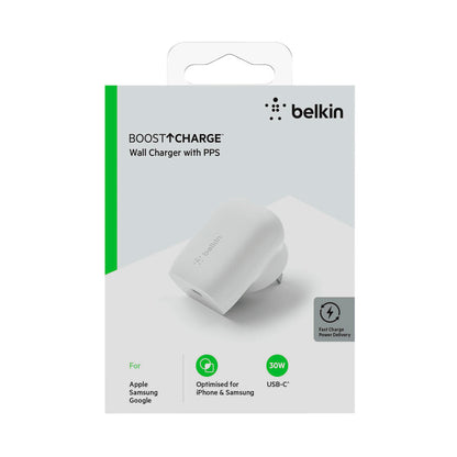 Belkin Boostup 30w USB -c Pd Wall Charger - 1 Pack