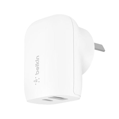 Belkin 42w (pd30w Pps Usb-c & 12w Usb-a) Universal Wall Charger - 1 Pack