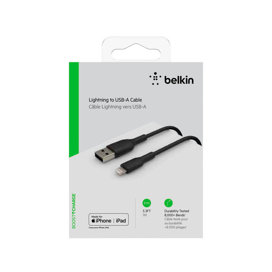 Belkin Boostcharge Lightning To Usb-a Cable 1m Black - 1 pack