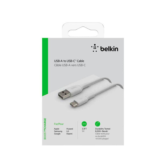 Belkin Boostcharge -a To USB -c Cable 1m White - 1 Pack