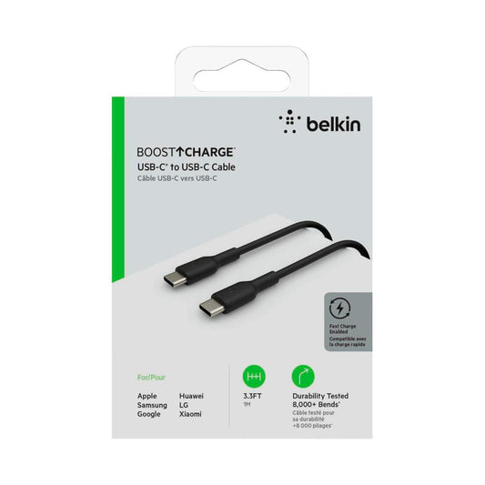 Belkin Boostcharge Usb-c To Usb-c Cable- 1m - Black - 1 Pack