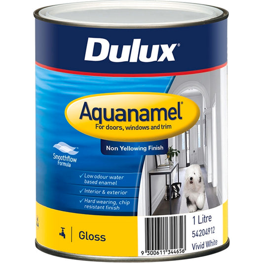 Dulux Aquanamel High Gloss Enamel Paint - 1L