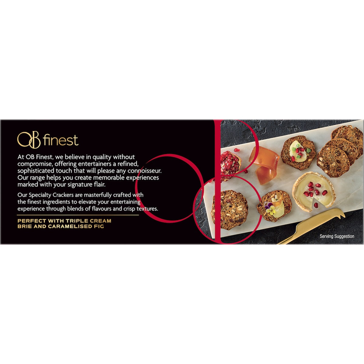 Ob Finest Speciality Crackers Cranberry & Pumpkin Seed 150g