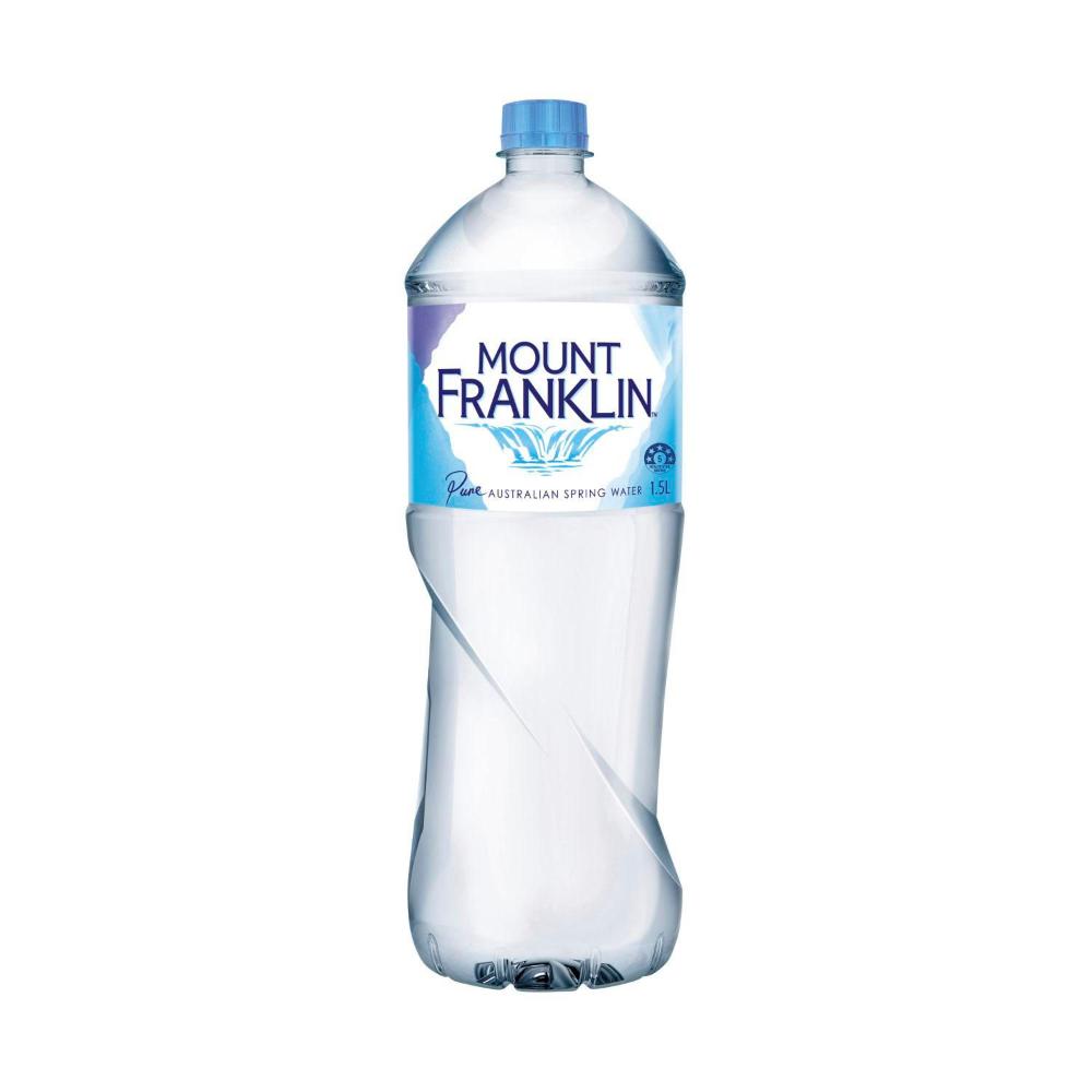 Mount Franklin Spring Water Bottle - 1.5L