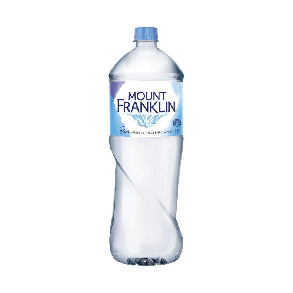 Mount Franklin Spring Water Bottle - 1.5L