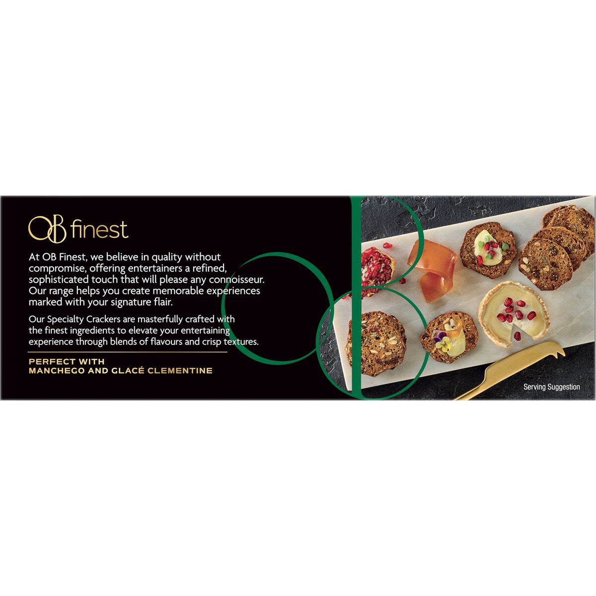 Ob Finest Specialty Crackers Cashew Rosemary 150g