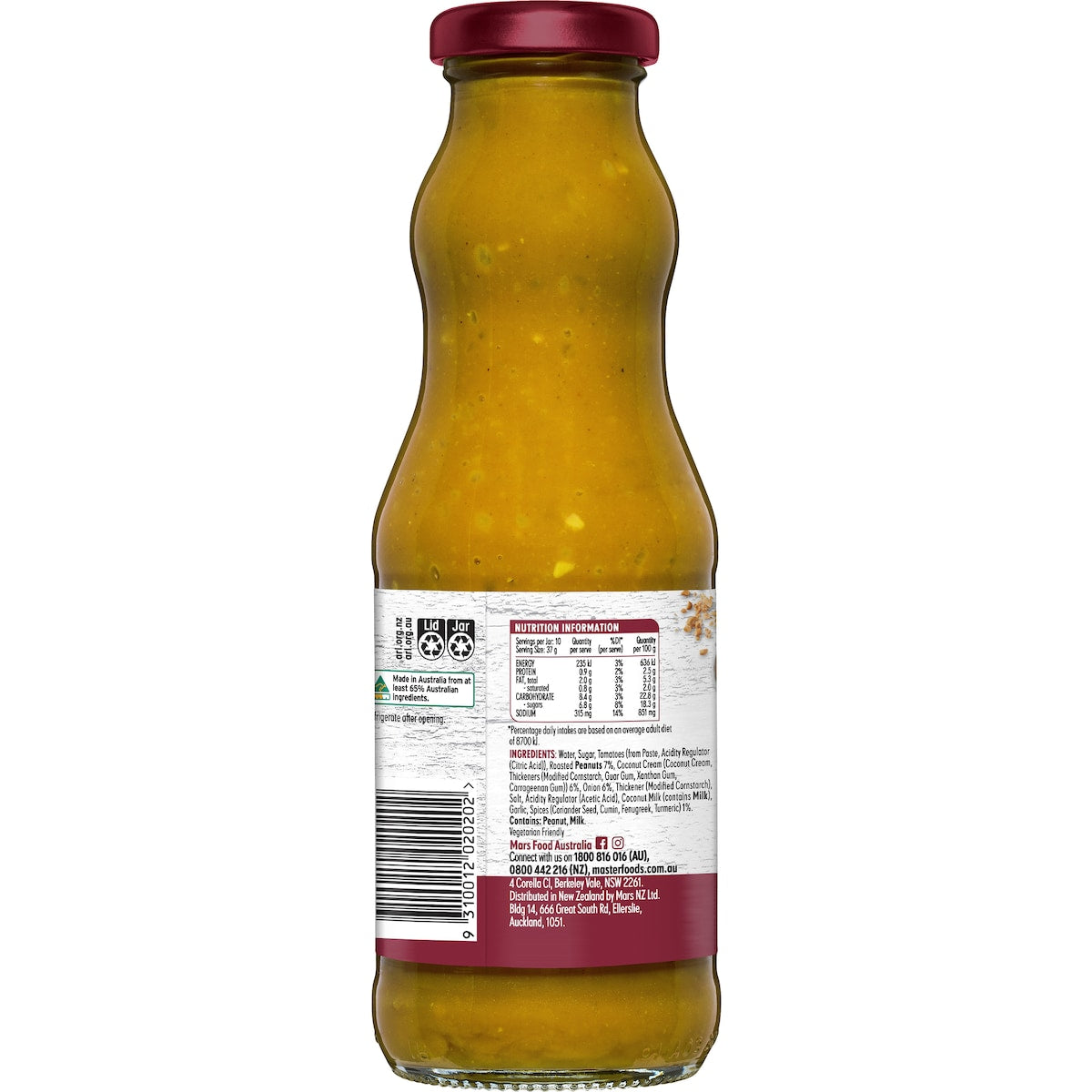 Masterfoods Satay Marinade 375g