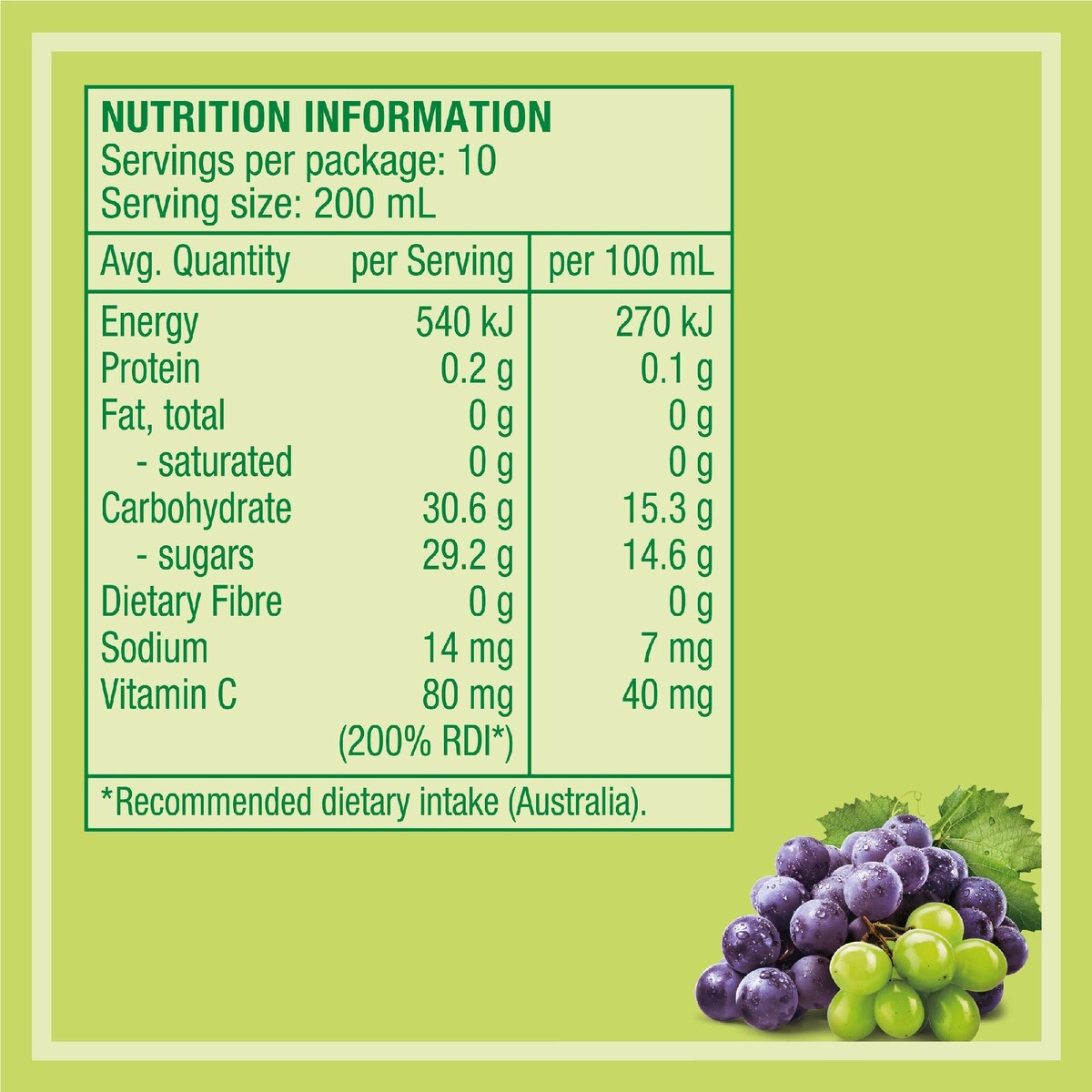 Golden Circle Grape Juice No Added Sugar Fruits Juices 2l