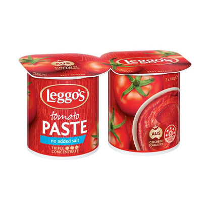Leggo's Tomato Paste No Added Salt 2 Pack - 140g