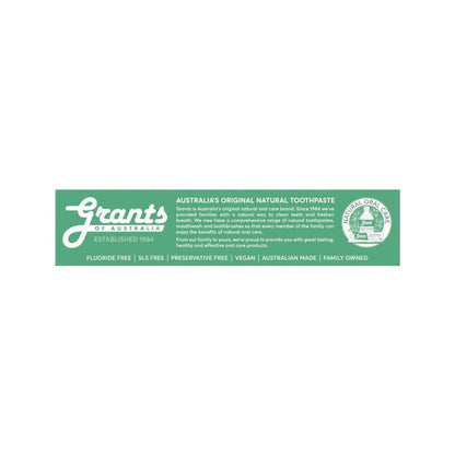 Grants Of Australia Mild Mint With Aloe Vera Natural Toothpaste - 110g