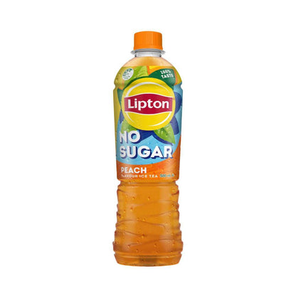 Lipton Ice Tea No Sugar Peach Tea Iced Tea Bottle - 500mL