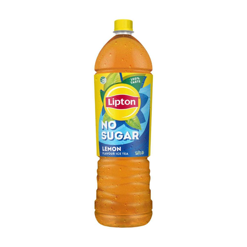 Lipton Ice Tea Sugar Free Ice Tea Lemon Iced Tea Bottle - 1.5L