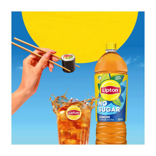 Lipton Ice Tea Sugar Free Ice Tea Lemon Iced Tea Bottle - 1.5L