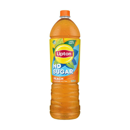 Lipton Ice Tea No Sugar Peach Tea Iced Tea Bottle - 1.5L