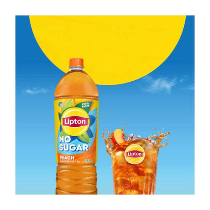 Lipton Ice Tea No Sugar Peach Tea Iced Tea Bottle - 1.5L