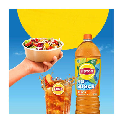 Lipton Ice Tea No Sugar Peach Tea Iced Tea Bottle - 1.5L