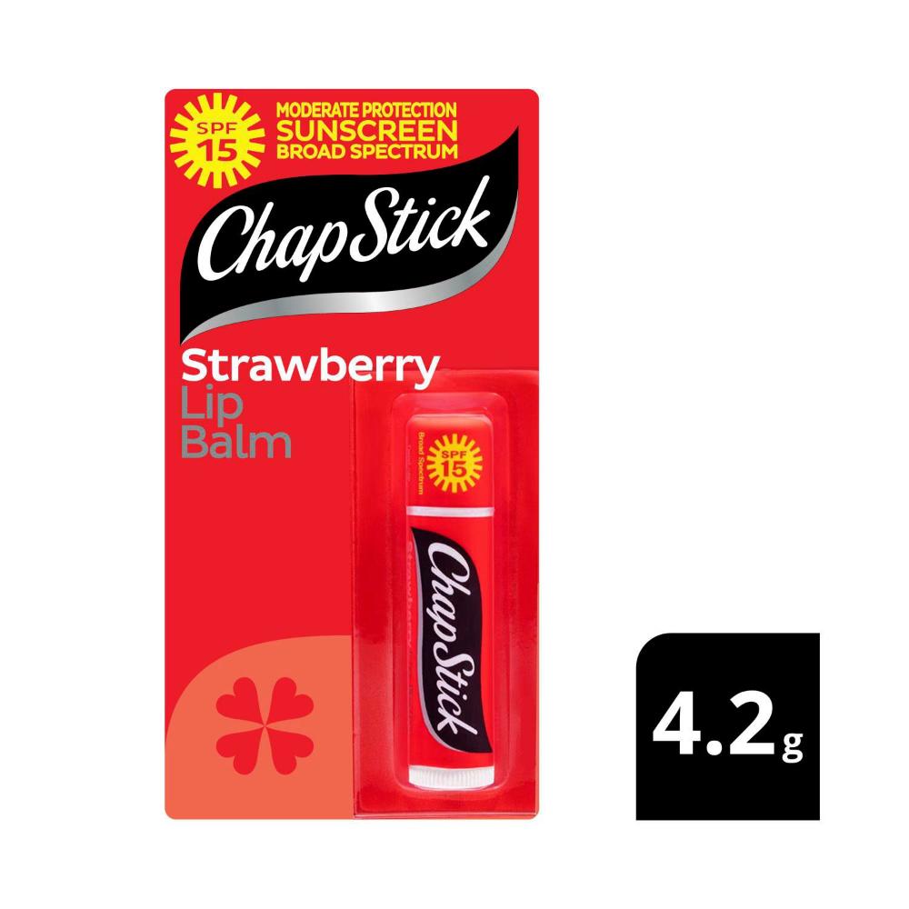 Chapstick Strawberry Lip Balm SPF15+ - 4.2g