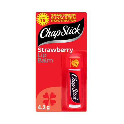 Chapstick Strawberry Lip Balm SPF15+ - 4.2g