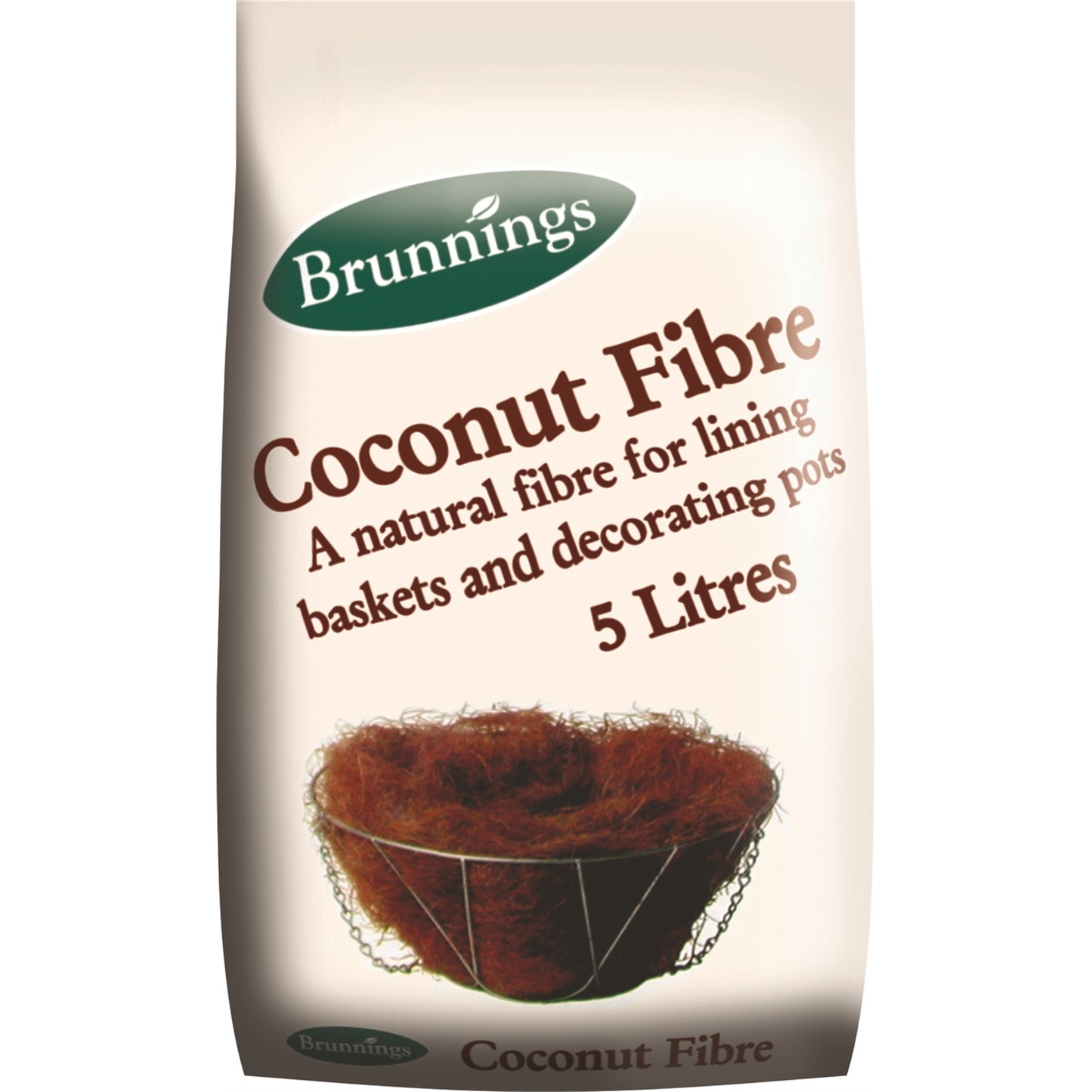 Brunnings Coconut Fibre Basket Liner - 5L