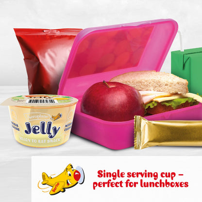 Aeroplane Ready To Eat Jelly Cup Snack Pineapple Flavour 120g