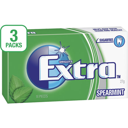 Extra Spearmint Sugar Free Chewing Gum 81g