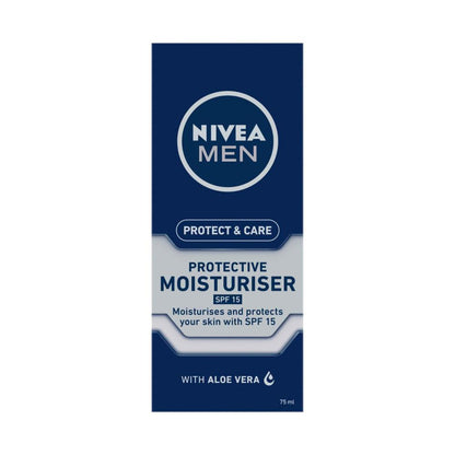 Nivea Men Protect & Care Protective Moisturiser Spf15 - 75mL