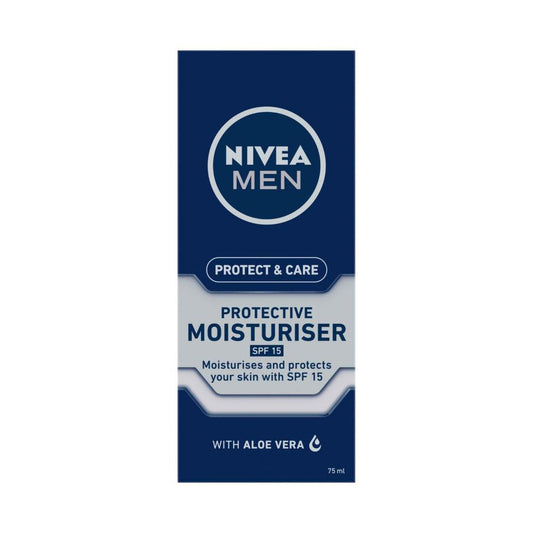 Nivea Men Protect & Care Protective Moisturiser Spf15 - 75mL