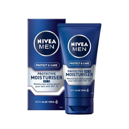 Nivea Men Protect & Care Protective Moisturiser Spf15 - 75mL
