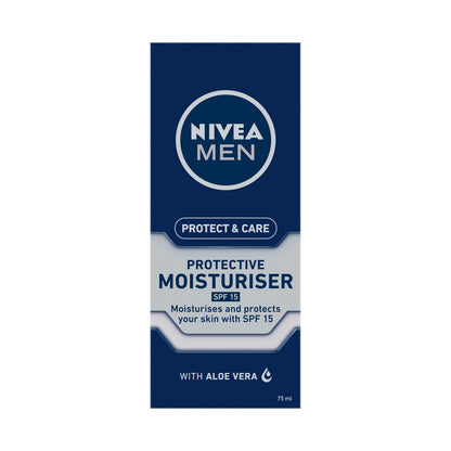 Nivea Men Protect & Care Protective Moisturiser Spf15 - 75mL