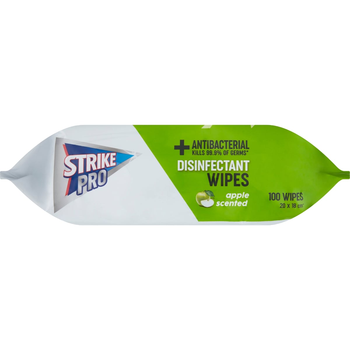 Strike Pro Disinfectant Wipes Apple 100 Pack