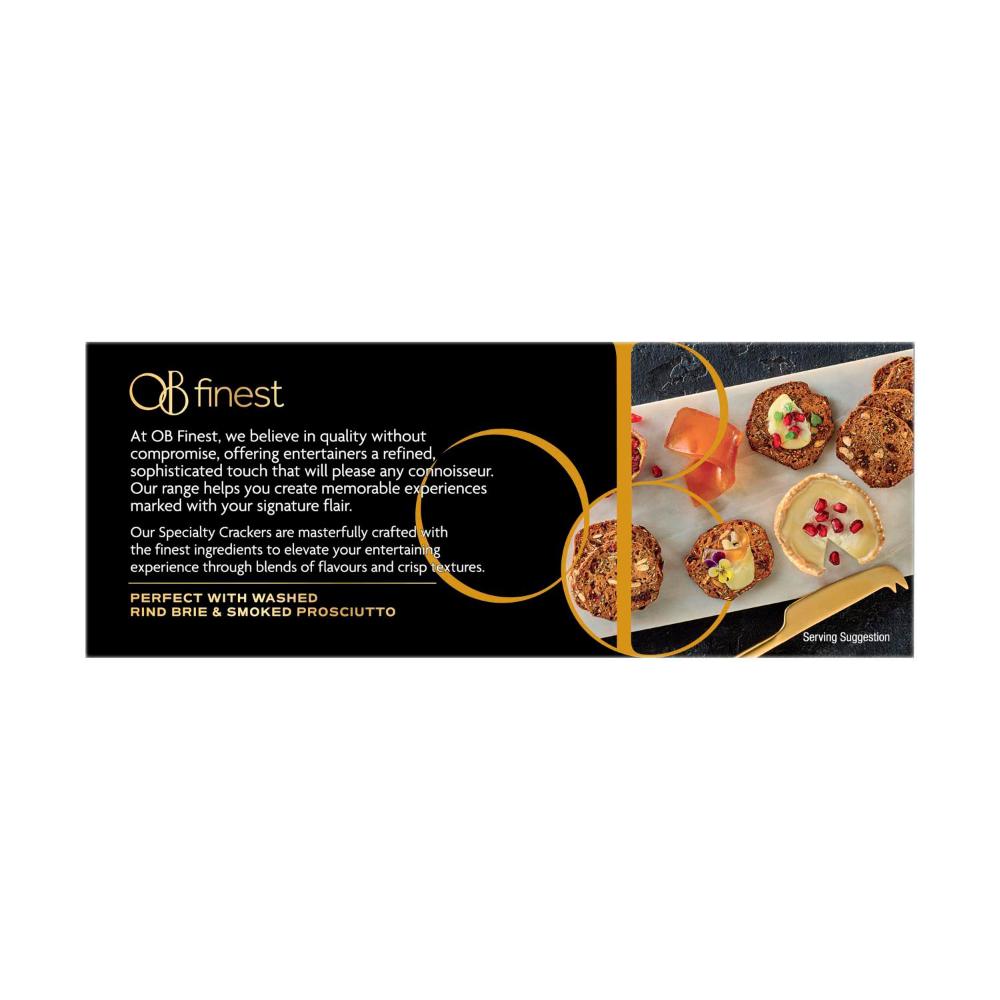 OB Finest Specialty Crackers Date & Almond Gluten Free - 130g