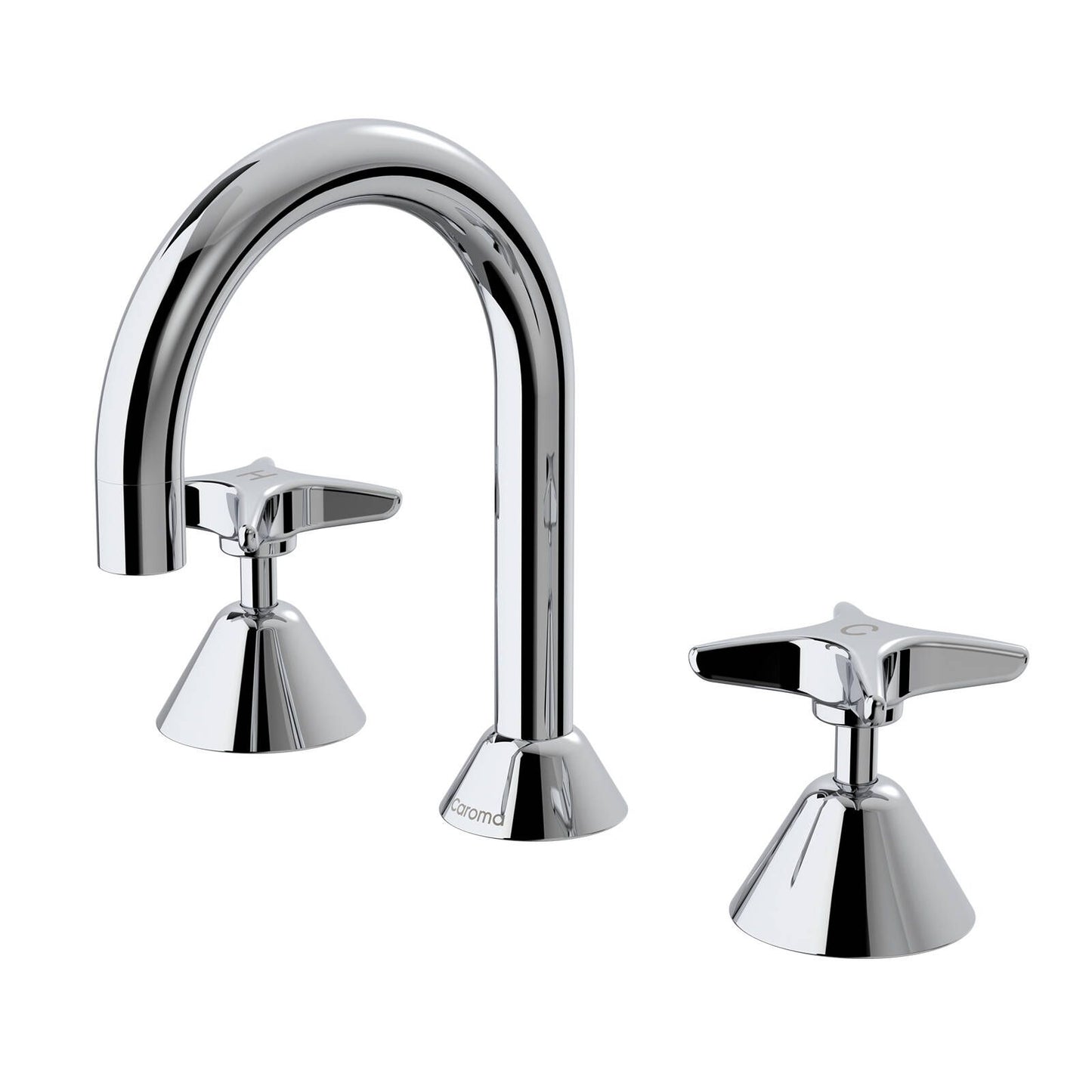 Caroma Chrome Elegance II Basin Set - 55 x 175 x 120mm
