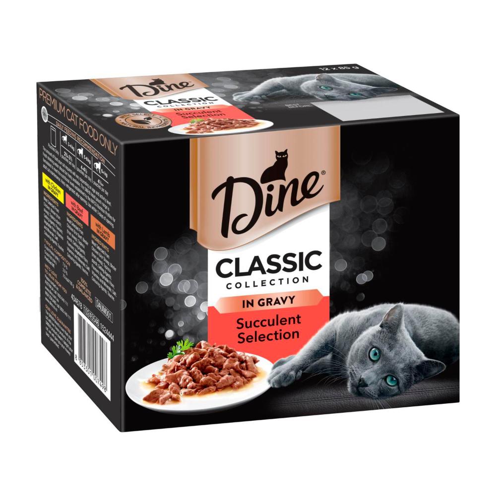 Dine assic Collection Pouch Cat Food Succulent Selection In Jelly 12x85g - 12 pack