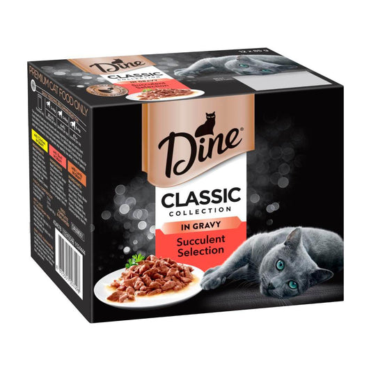 Dine assic Collection Pouch Cat Food Succulent Selection In Jelly 12x85g - 12 pack