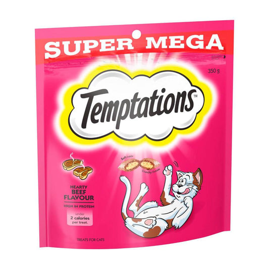 Temptations Cat Treat Hearty Beef - 350g
