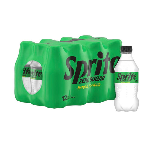 Sprite Zero Sugar Lemonade Multipack Bottles 300ml - 12 Pack