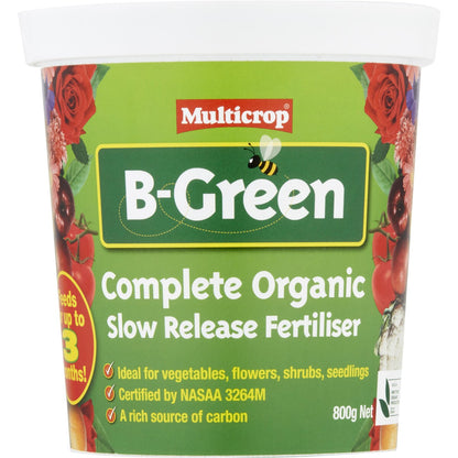 B-green Organic Slow Release Fert 800g