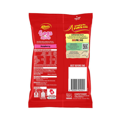 Allen's Lollies Red Frogs Alive Bag - 190g