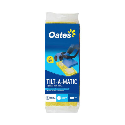 Oates Tilt-a-matic Squeeze Mop Refill - 2 Pack
